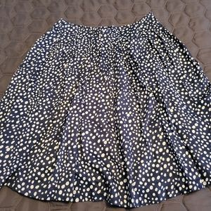 Super cute dark blue polka dot skirt from Christopher and Banks.  Size 6